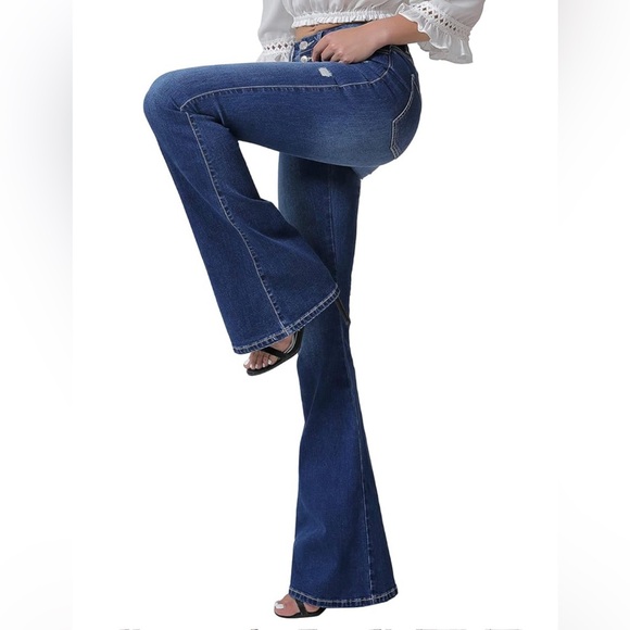 Vipones Bell Bottom High Waisted Flare Jeans - Picture 3 of 6